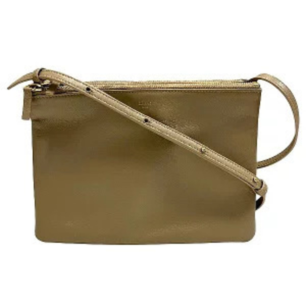 Celine Trio Bag neutral Taupe Gray Beige Cream smooth leather Phoebe Philo